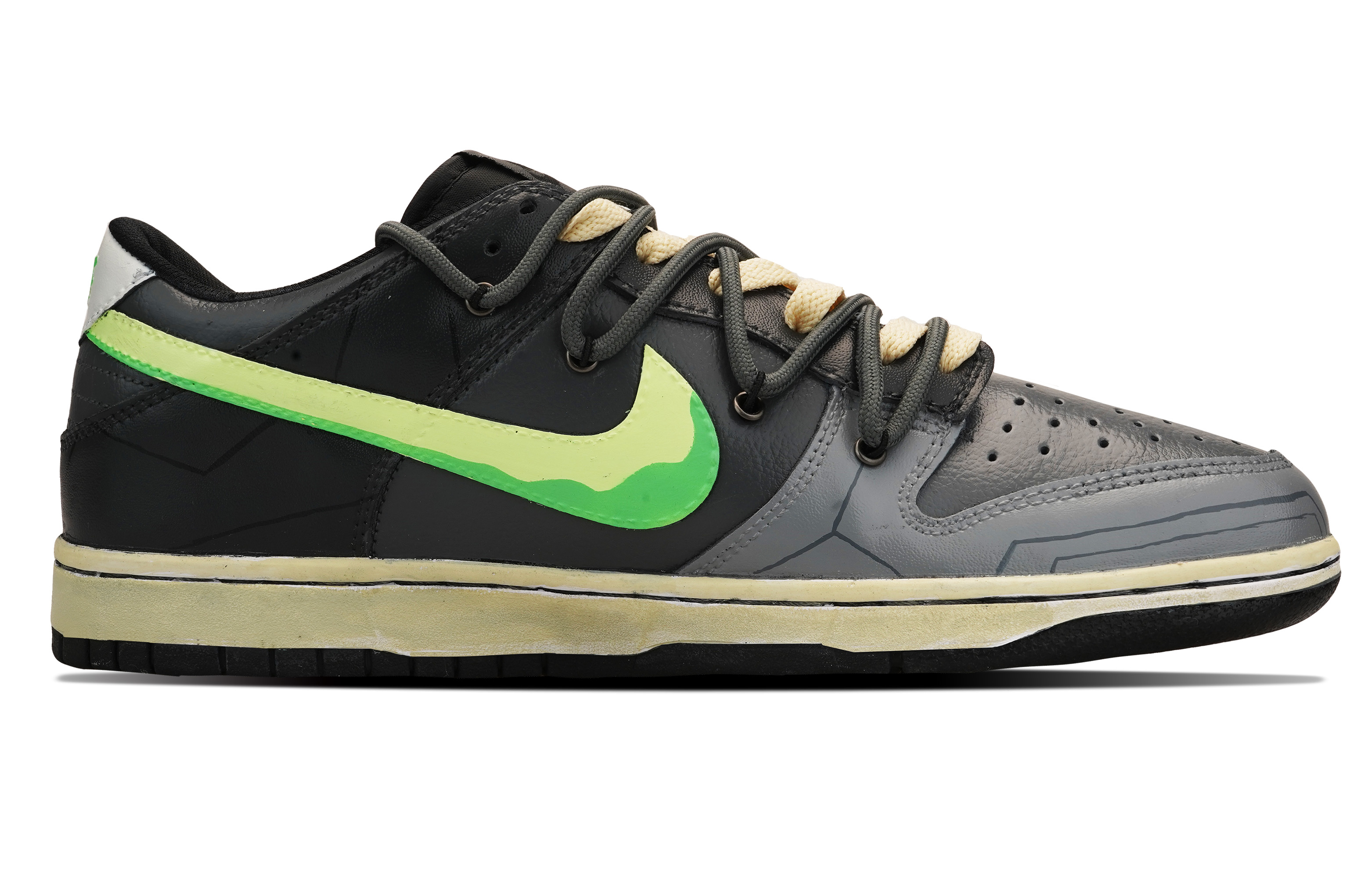 Lookbook [Kasut Custom] Nike Dunk Low 'Hitam Hijau' FD1232-001-445767