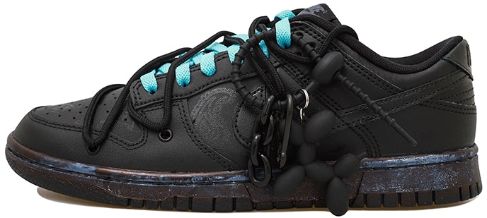 custom-shoes-nike-dunk-low-black-green-balloon-dog