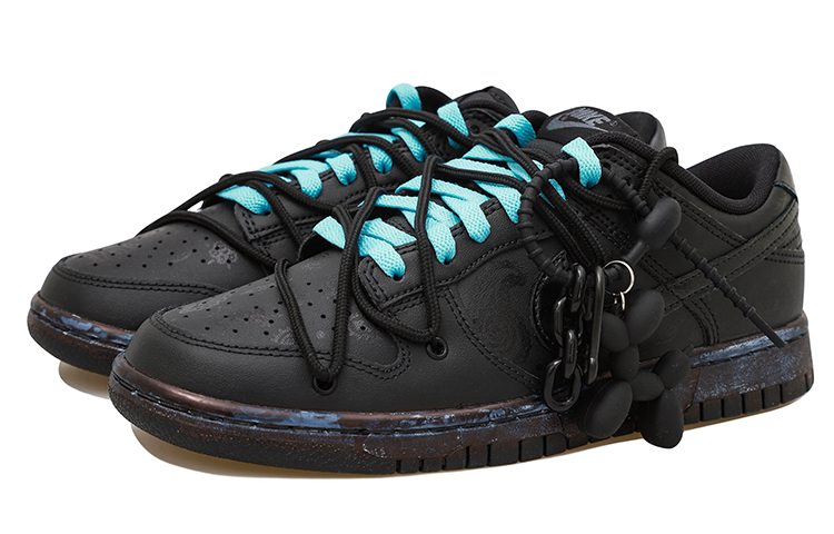 Lookbook [Kasut Custom] Nike Dunk Low 'Hitam Hijau Balloon Dog' CW1590-100(Team拾玖-气球狗女S-BOX)