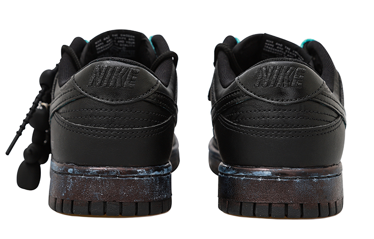 Shop [Kasut Custom] Nike Dunk Low 'Hitam Hijau Balloon Dog' CW1590-100(Team拾玖-气球狗女S-BOX)