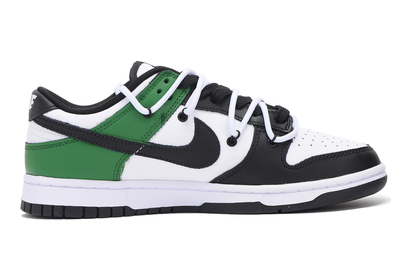 Order Zapatillas Nike Dunk Low 'Negro Verde Desconstruido Smile' Custom DD1391-100(Team拾伍-男款黑绿笑脸SBOX)