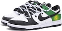Lookbook Zapatillas Nike Dunk Low 'Negro Verde Desconstruido Smile' Custom DD1391-100(Team拾伍-男款黑绿笑脸SBOX)