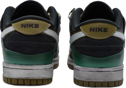 Nike Dunk Low カスタム ブラック/グリーン/グレー/ホワイト DM0128-001(TeamR-男款飞鸟) Shop Nike Dunk Low カスタム ブラック/グリーン/グレー/ホワイト DM0128-001(TeamR-男款飞鸟)