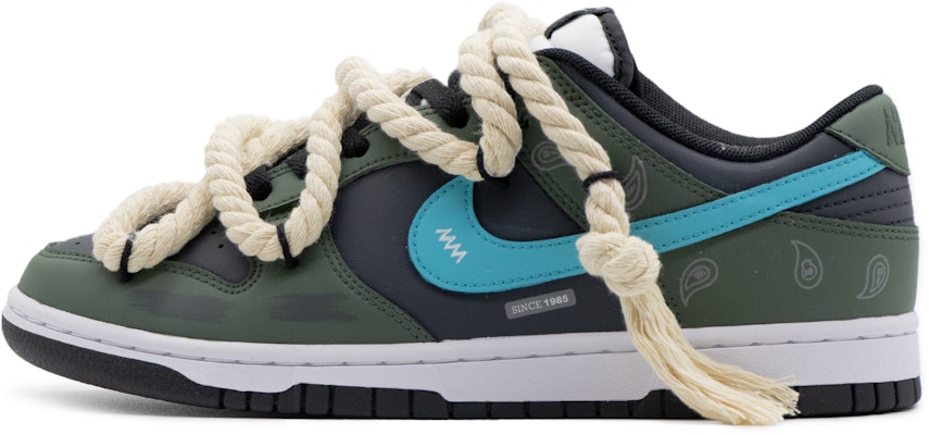 【定製球鞋】Nike Dunk Low 龍井 戶外 流行風 格鬥鞋胡桃花 熊貓 解構 復古風味 低筒 板鞋 男輪 黑绿 Buy 【定製球鞋】Nike Dunk Low 龍井 戶外 流行風 格鬥鞋胡桃花 熊貓 解構 復古風味 低筒 板鞋 男輪 黑绿