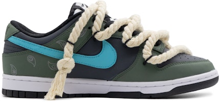【定制鞋】Nike Dunk Low '黑绿龙井佩斯利' DD1391-100(Team57-男款龙井) Order 【定制鞋】Nike Dunk Low '黑绿龙井佩斯利' DD1391-100(Team57-男款龙井)