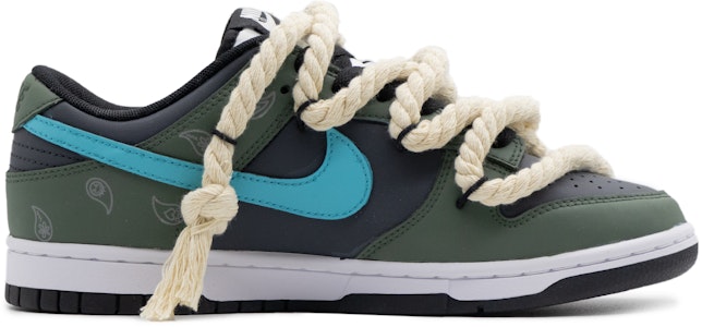 【定製球鞋】Nike Dunk Low 龍井 戶外 流行風 格鬥鞋胡桃花 熊貓 解構 復古風味 低筒 板鞋 男輪 黑绿 Order 【定製球鞋】Nike Dunk Low 龍井 戶外 流行風 格鬥鞋胡桃花 熊貓 解構 復古風味 低筒 板鞋 男輪 黑绿