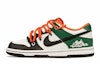 Buy 【客製化球鞋】Nike Dunk Low 禮盒 青皮紅柚 高級感 低幫 板鞋 GS 黑綠橙