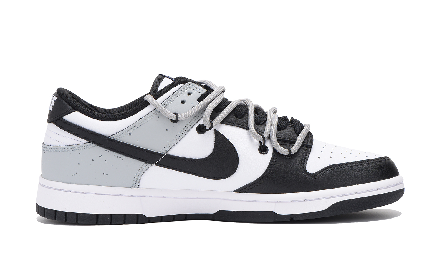 Order 【定制球鞋】Nike Dunk Low 解構 字母 高街 禮盒 低幫 板鞋 GS 黑灰