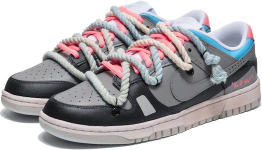 ナイキ ダンク ロー「ブラック グレー ピンク マイアミ サウスコースト」カスタム シューズ DV0831-101(TeamB-迈阿密) Lookbook ナイキ ダンク ロー「ブラック グレー ピンク マイアミ サウスコースト」カスタム シューズ DV0831-101(TeamB-迈阿密)