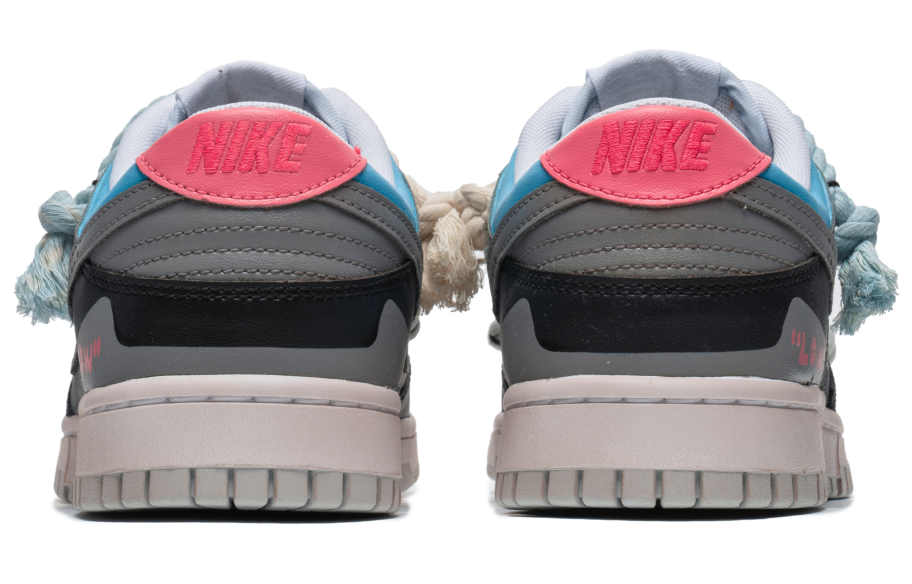 Shop ナイキ ダンク ロー「ブラック グレー ピンク マイアミ サウスコースト」カスタム シューズ DV0831-101(TeamB-迈阿密)