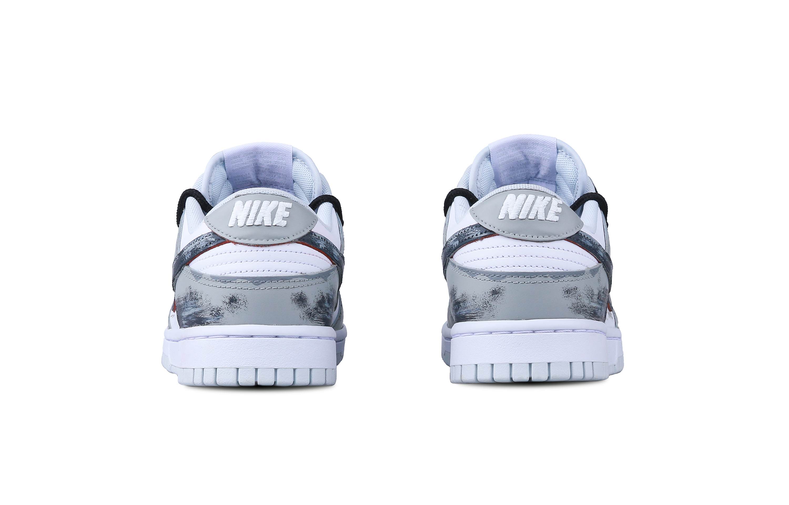 Purchase 【客製化球鞋】 Nike Dunk 暴雪 緩震耐磨 低筒 板鞋 男女款 黑灰色