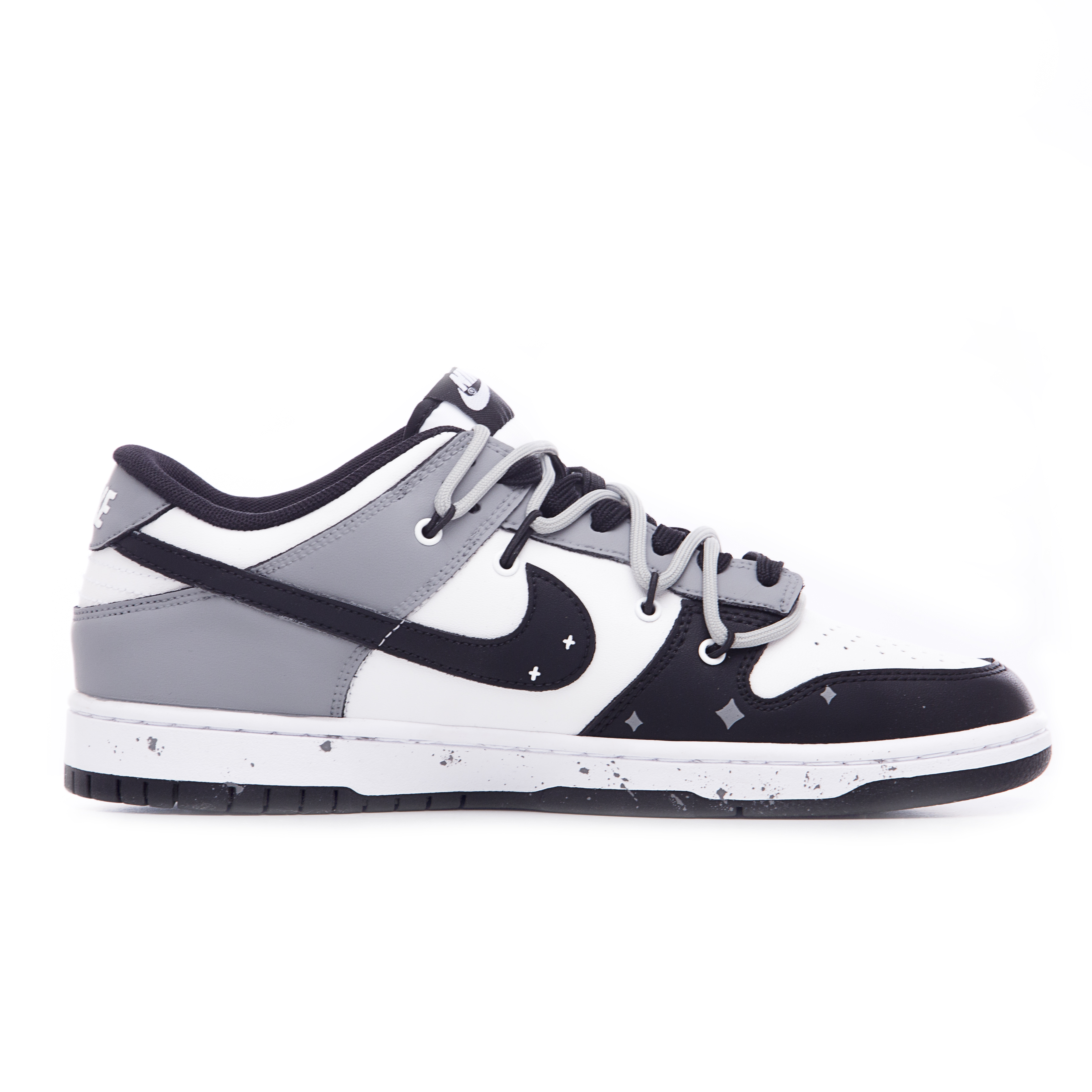 Order [定制鞋] 耐克Dunk Low '黑灰星' CW1590-100(Team60-女款以星计爱)