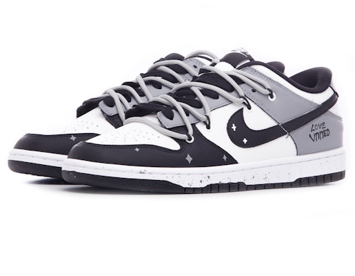 【訂製球鞋】 Nike Dunk Low 星織之愛 單位 量度 繁星 低筒 板鞋 男款 黑灰 Lookbook 【訂製球鞋】 Nike Dunk Low 星織之愛 單位 量度 繁星 低筒 板鞋 男款 黑灰