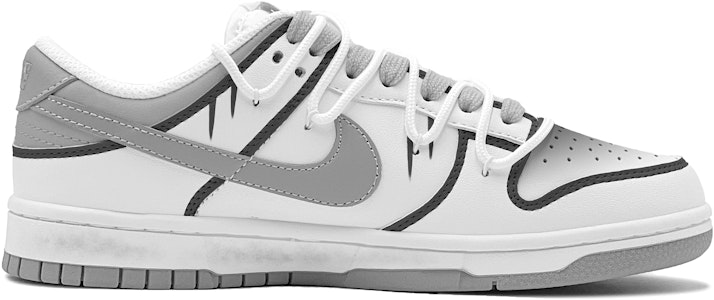 【訂製球鞋】 Nike Dunk Low 學院風 青少年派 街頭穿搭 "黑色幽默" 限定鞋盒 低筒 滑板鞋 男款 灰黑 Order 【訂製球鞋】 Nike Dunk Low 學院風 青少年派 街頭穿搭 "黑色幽默" 限定鞋盒 低筒 滑板鞋 男款 灰黑