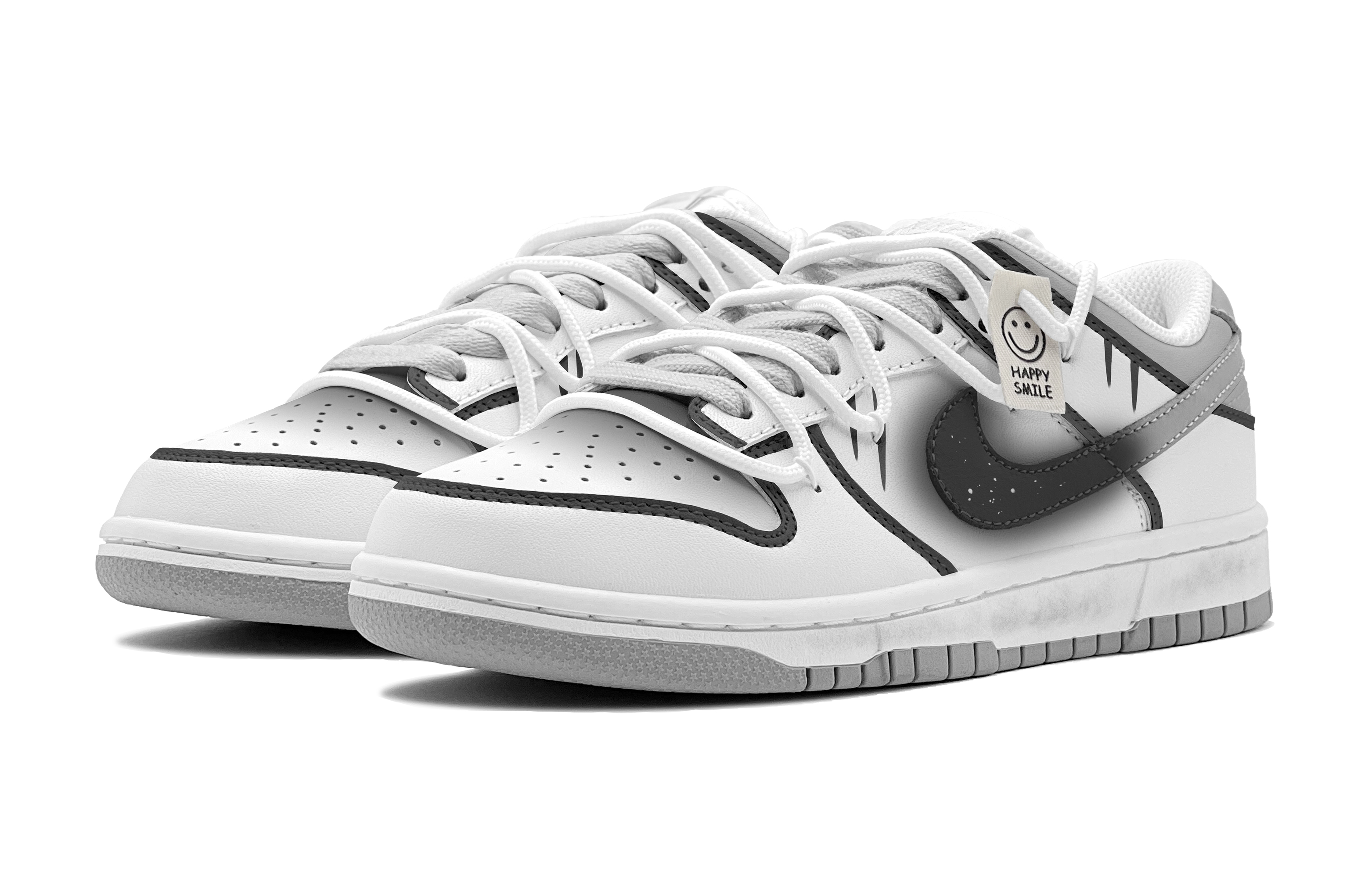 Lookbook [定制鞋款] 耐克Dunk Low '黑色幽默' DH9765-102(TeamS-黑色幽默女S-BOX)