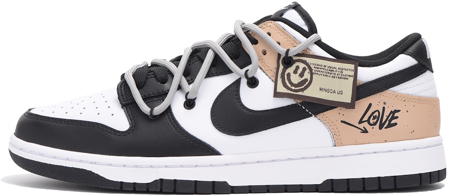 【定製球鞋】Nike Dunk Low 解構 高街 低幫 板鞋 男款 黑卡其 Buy 【定製球鞋】Nike Dunk Low 解構 高街 低幫 板鞋 男款 黑卡其