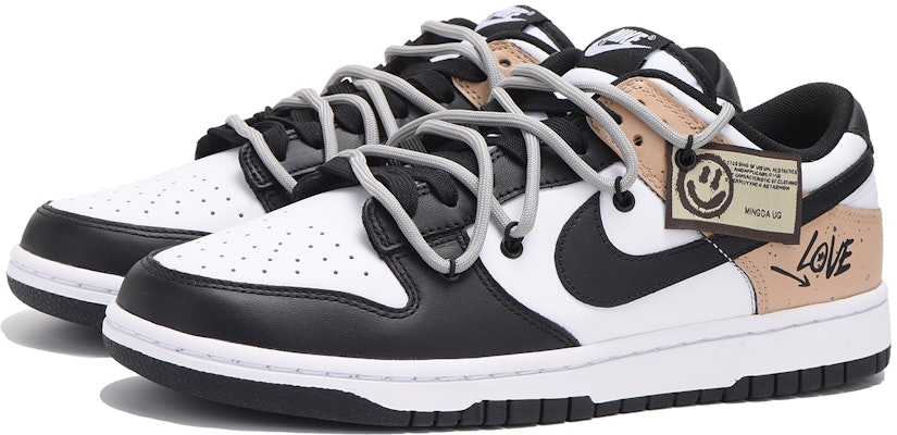 【定製球鞋】Nike Dunk Low 解構 高街 低幫 板鞋 男款 黑卡其 Lookbook 【定製球鞋】Nike Dunk Low 解構 高街 低幫 板鞋 男款 黑卡其