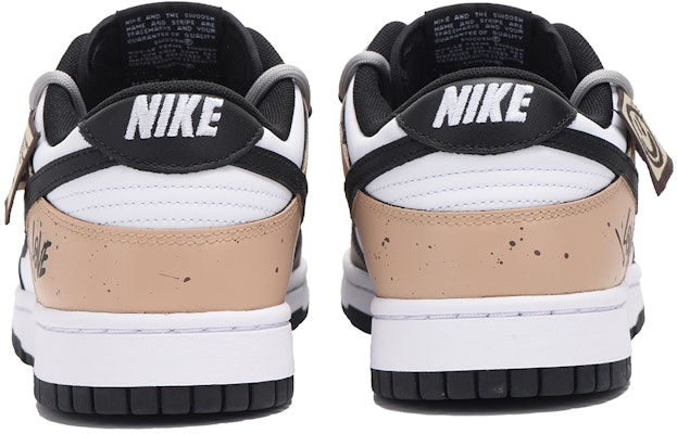 【定製球鞋】Nike Dunk Low 解構 高街 低幫 板鞋 男款 黑卡其 Shop 【定製球鞋】Nike Dunk Low 解構 高街 低幫 板鞋 男款 黑卡其