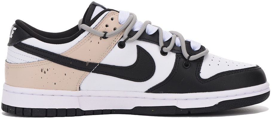 【訂製球鞋】 Nike Dunk Low 解構 vibe風 笑臉 高街 低筒 板鞋 GS 黑卡其 Lookbook 【訂製球鞋】 Nike Dunk Low 解構 vibe風 笑臉 高街 低筒 板鞋 GS 黑卡其