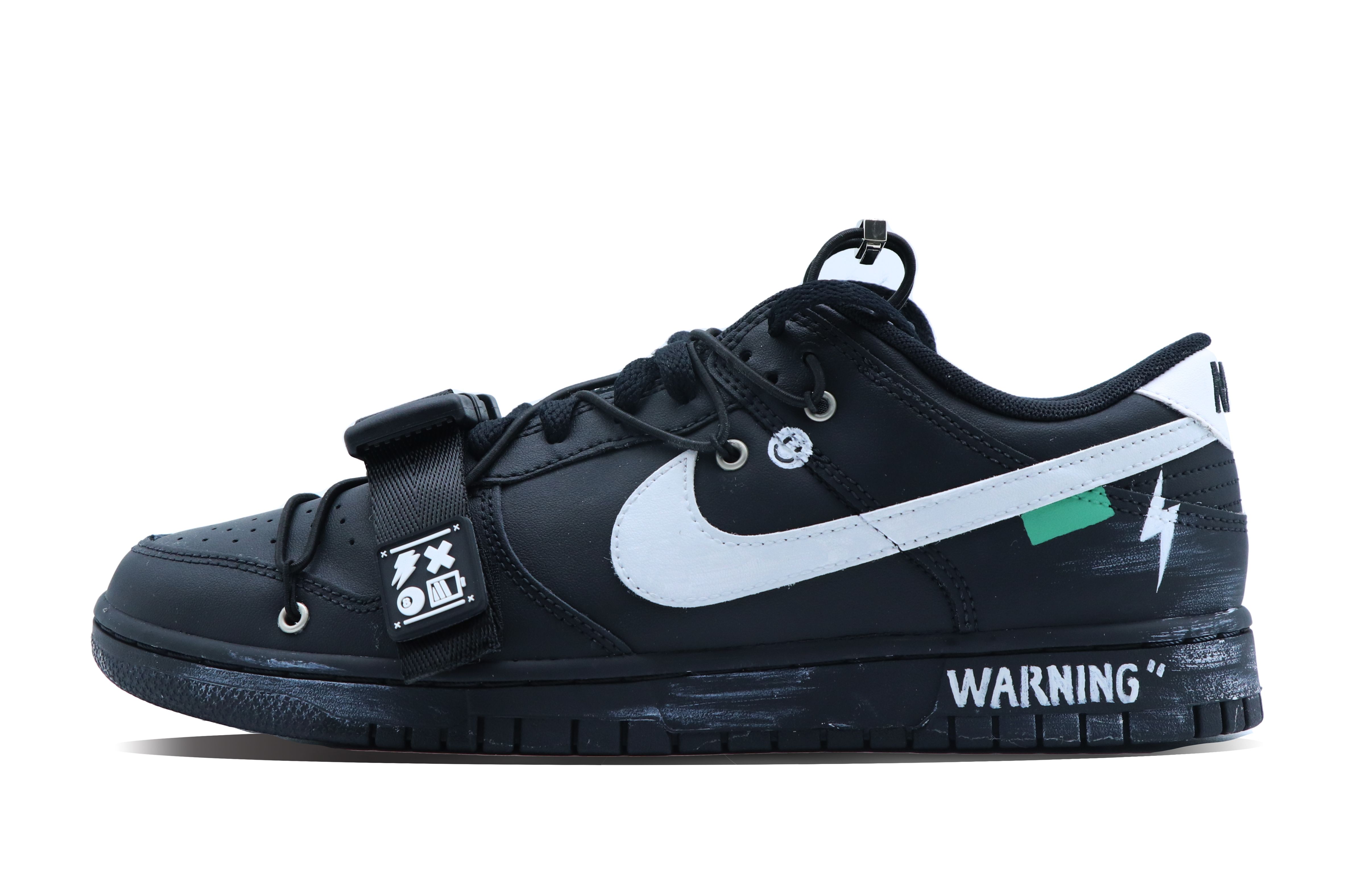 Buy [Kasut Custom] Nike Dunk Low 'Kesatria Hitam' DV0831-002(Team63-黑骑士)