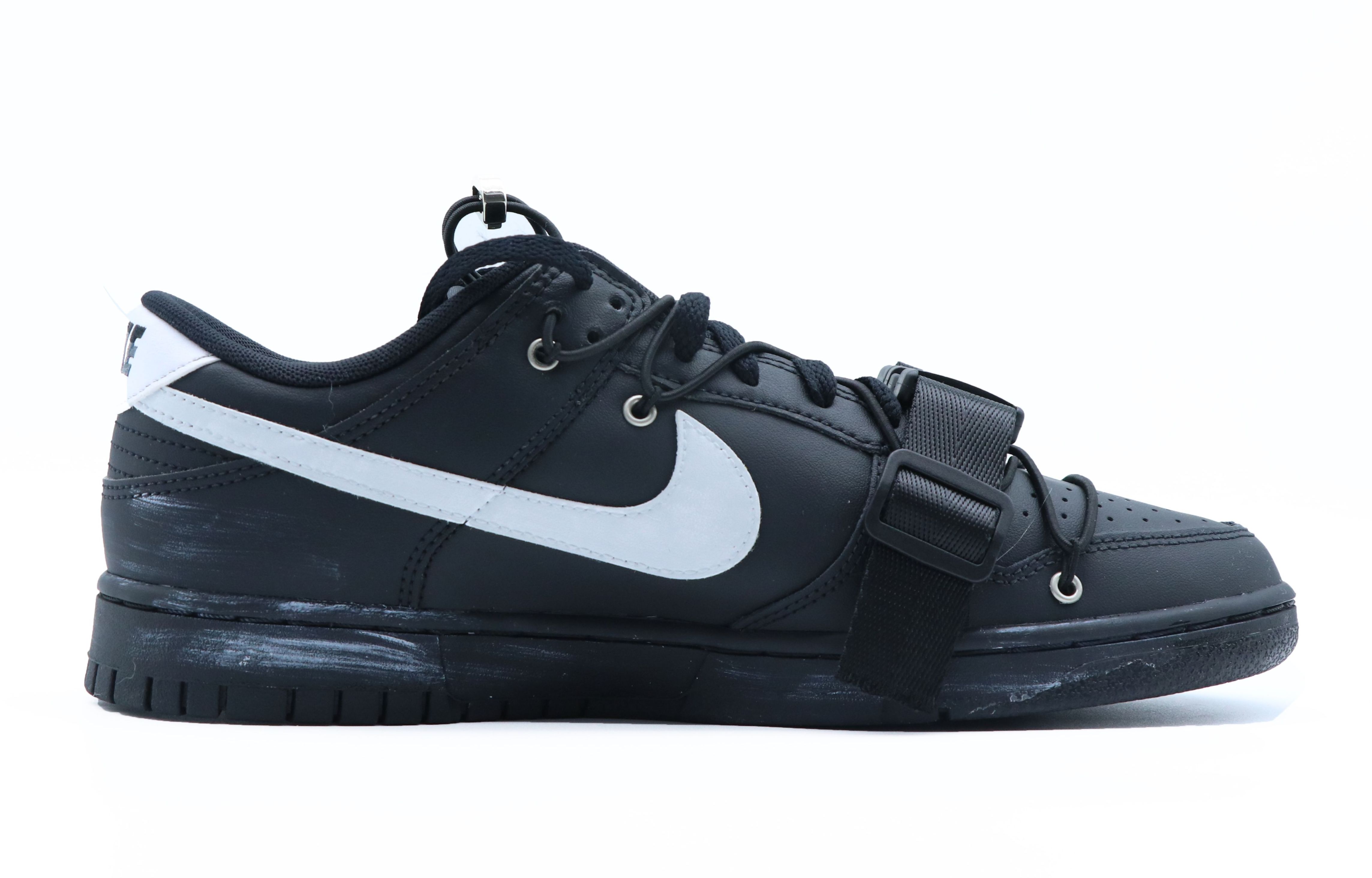 Order [Kasut Custom] Nike Dunk Low 'Kesatria Hitam' DV0831-002(Team63-黑骑士)