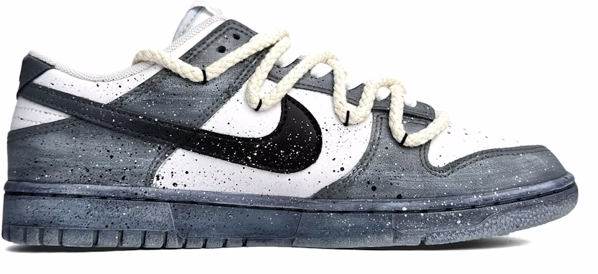 나이키 덩크 로우 '블랙 미스트' 커스텀 (40 characters) DV0831-101(Team87-黑芒男款黑灰白) Order 나이키 덩크 로우 '블랙 미스트' 커스텀 (40 characters) DV0831-101(Team87-黑芒男款黑灰白)