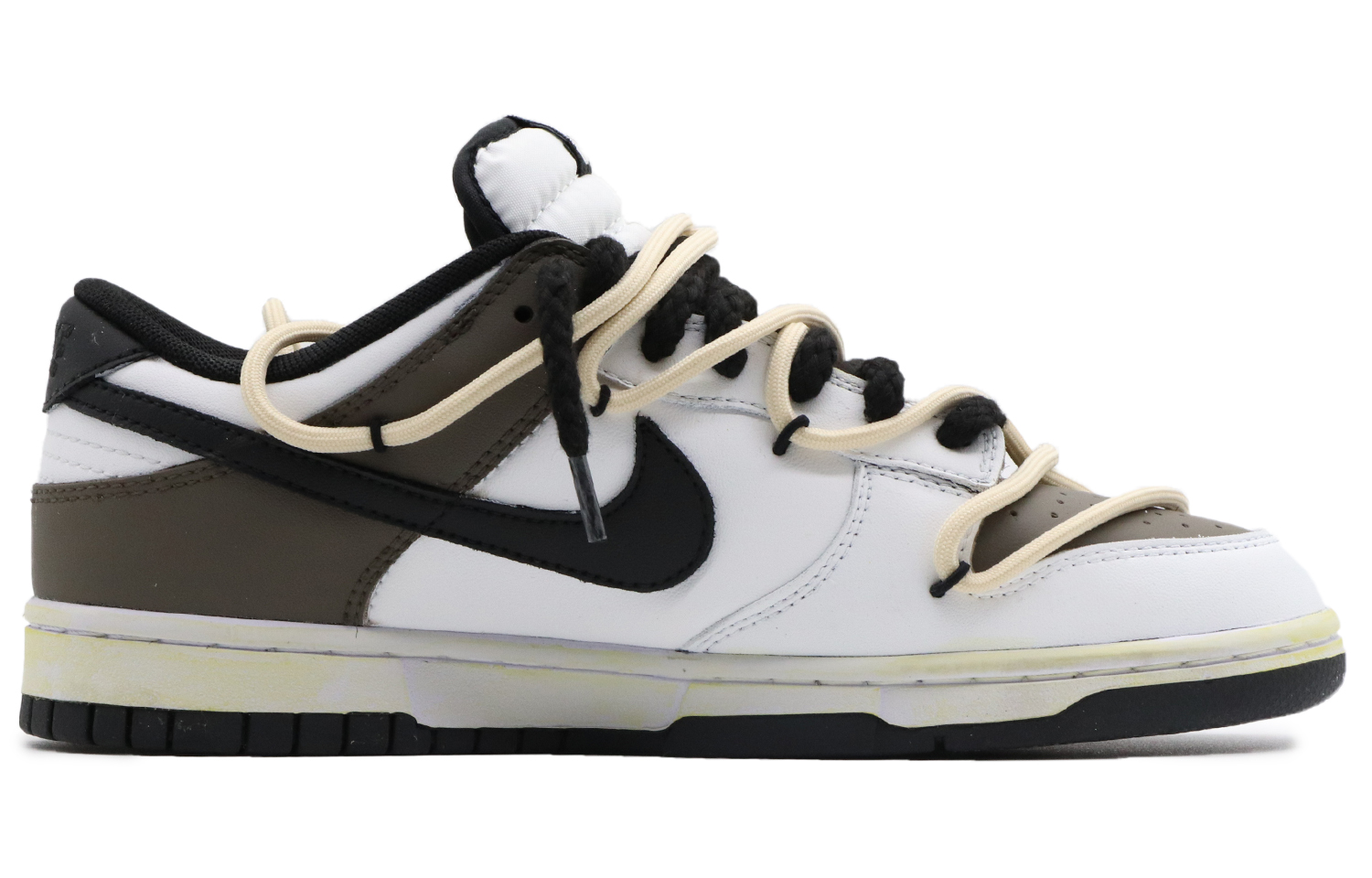 [Custom Shoes] Nike Dunk Low 'Black Mocha Flame' 圖 2