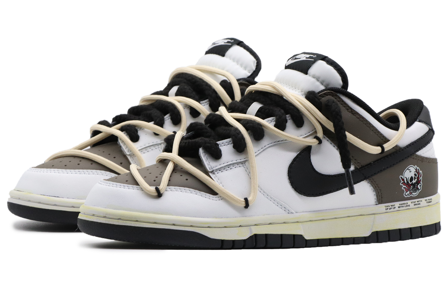 [Custom Shoes] Nike Dunk Low 'Black Mocha Flame' 圖 3