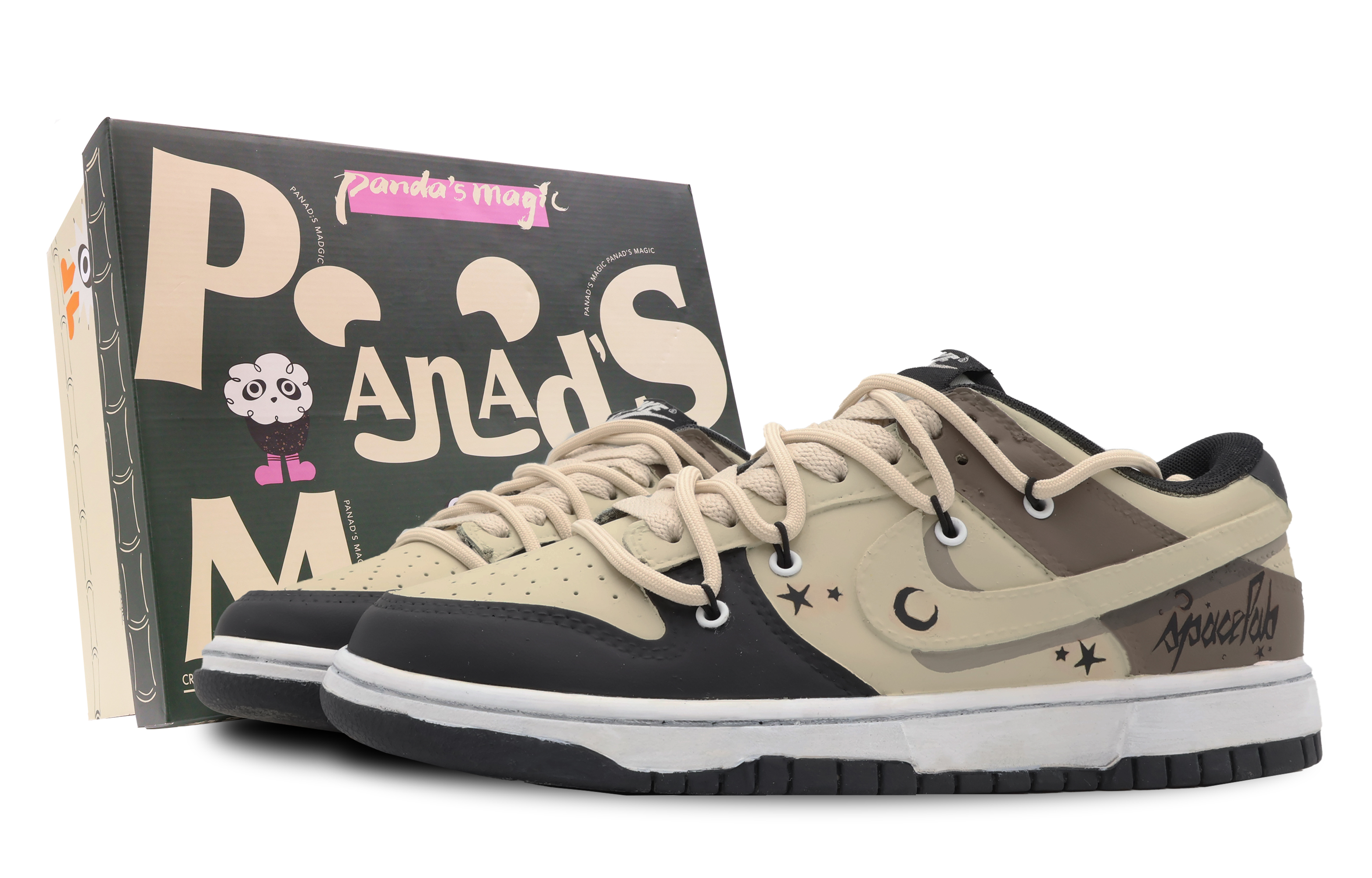 [Custom Shoes] Nike Dunk Low 'Black Moon Graffiti'
