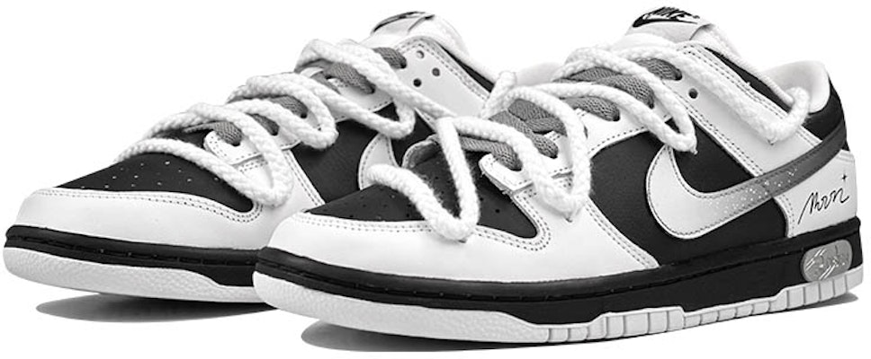 나이키 덩크 로우 '블랙 문글로우' (커스텀) DJ6188-101(Team27-男款黑色月光) Lookbook 나이키 덩크 로우 '블랙 문글로우' (커스텀) DJ6188-101(Team27-男款黑色月光)