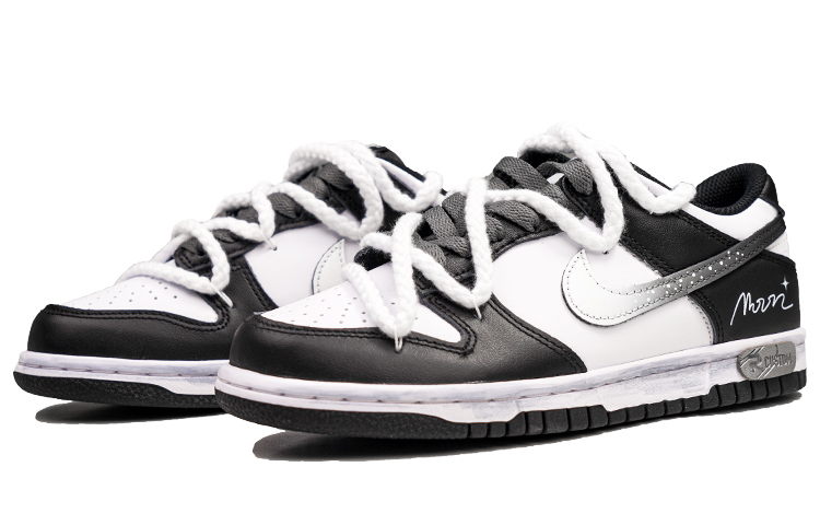 Lookbook [Zapatos Personalizados] Nike Dunk Low 'Degradado Negro Moonglow' CW1590-100(Team27-GS款黑色月光)