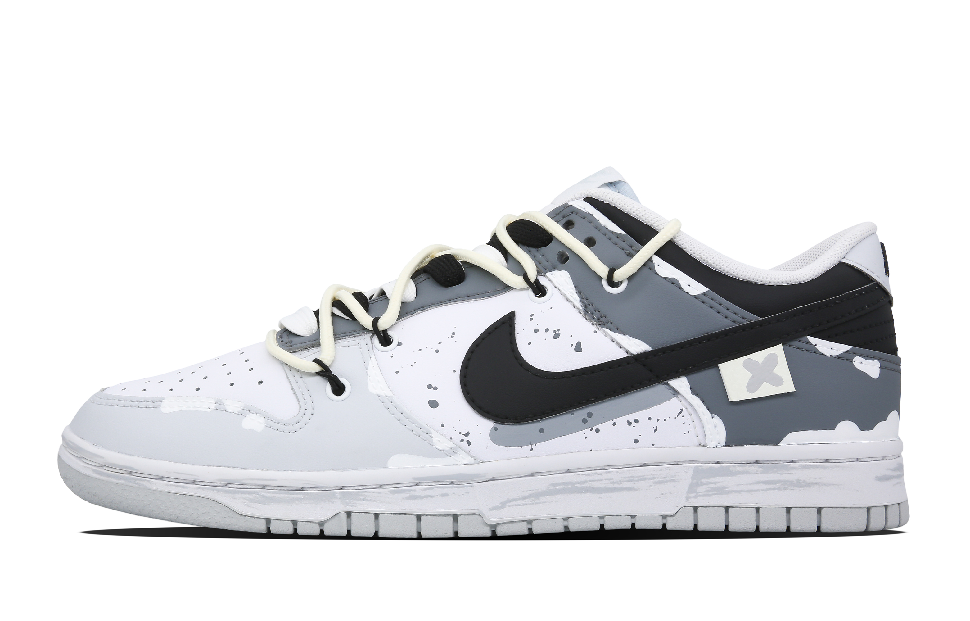Buy [Sepatu Kustom] Nike Dunk Low 'Black Moonlight' DV0831-101(Team78-男款黑色月光)