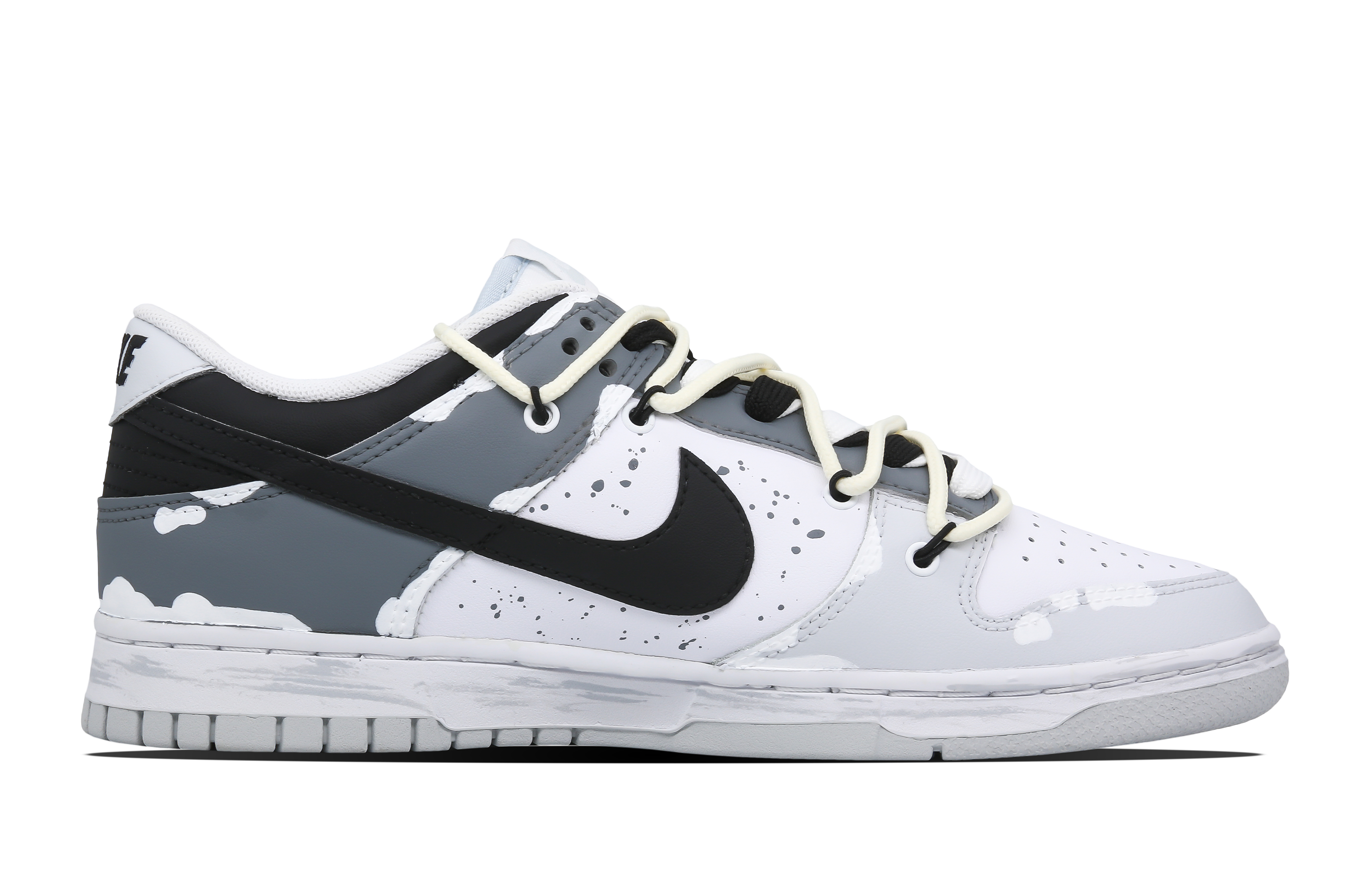 Order [Sepatu Kustom] Nike Dunk Low 'Black Moonlight' DV0831-101(Team78-男款黑色月光)