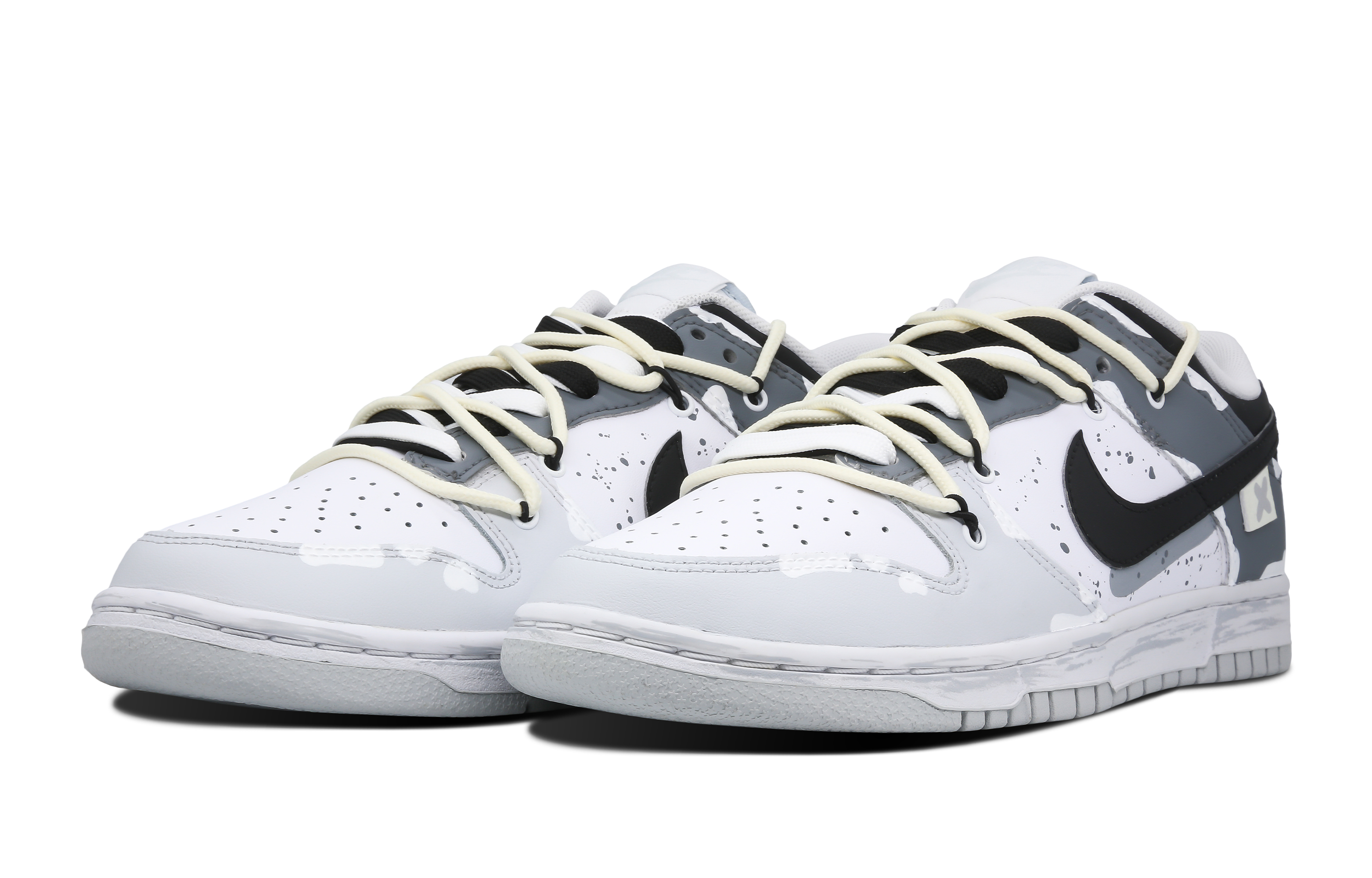 Lookbook [Sepatu Kustom] Nike Dunk Low 'Black Moonlight' DV0831-101(Team78-男款黑色月光)