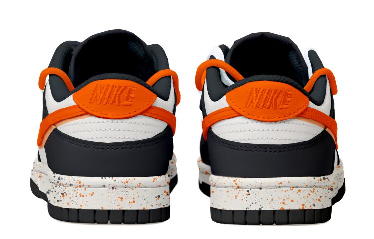 Purchase 나이키 덩크 로우 '블랙 오렌지 베이지 해체 오션' (커스텀) DD1391-100(Team拾玖-泼墨活力橙S-BOX)