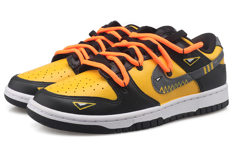 Lookbook [定制鞋] 耐克Dunk Low '黑橙解构' DD1391-100(Team拾玖-男款黑橙机能）