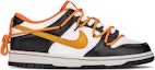 Order 나이키 덩크 로우 '블랙 오렌지 하트 스플래터' (커스텀) DH9765-003(TeamA-黑橙爱心S-BOX)