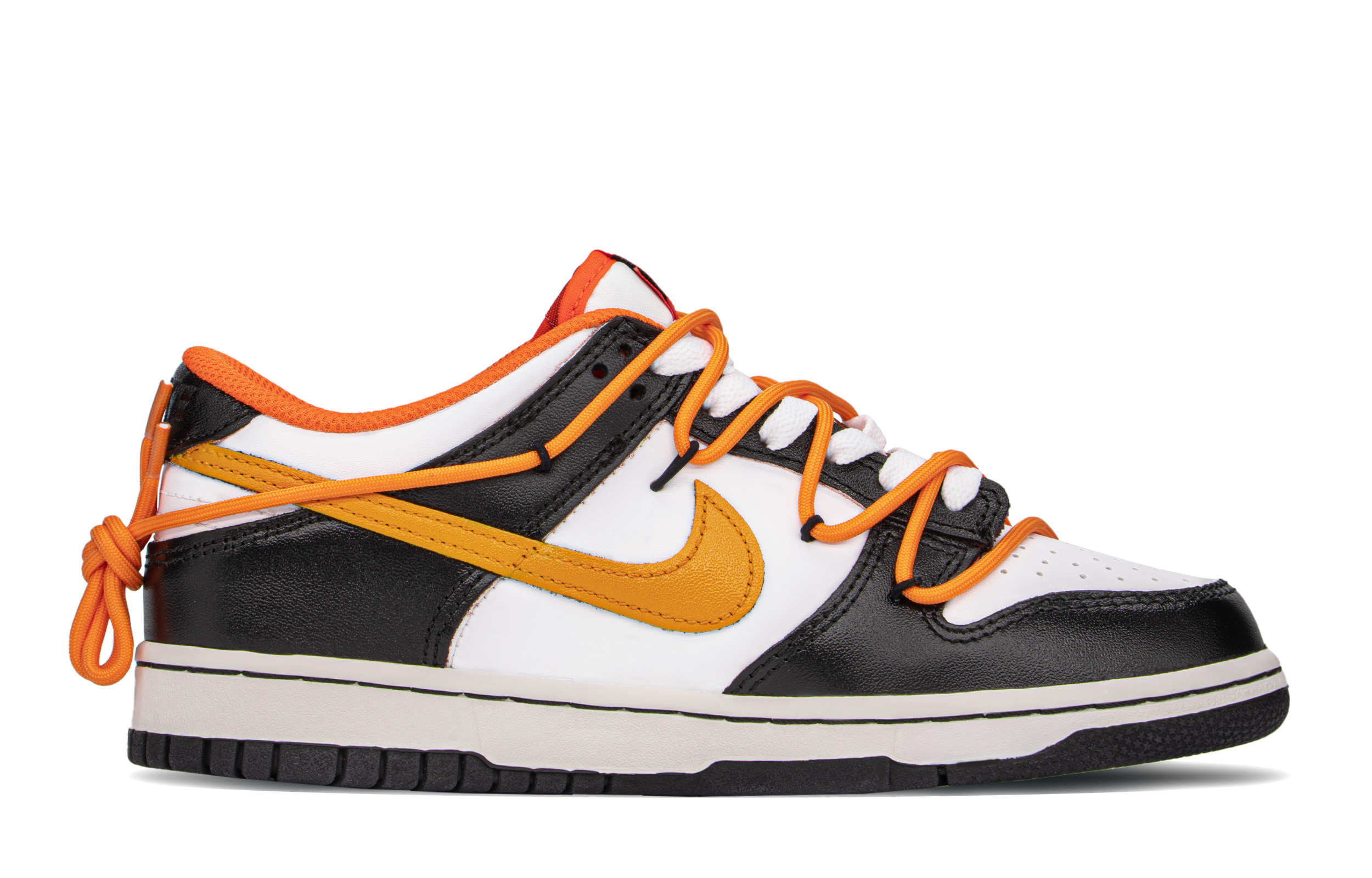 Order 나이키 덩크 로우 '블랙 오렌지 하트 스플래터' (커스텀) DH9765-003(TeamA-黑橙爱心)