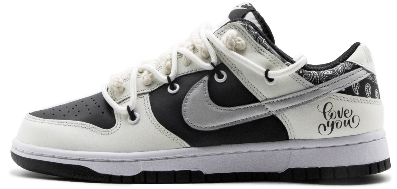 custom-shoes-nike-dunk-low-black-paisley