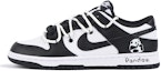 Buy 【訂製球鞋】Nike Dunk Low “Black”黑白熊貓 Vibe風 街頭 解構 低筒 滑板鞋 GS 黑白