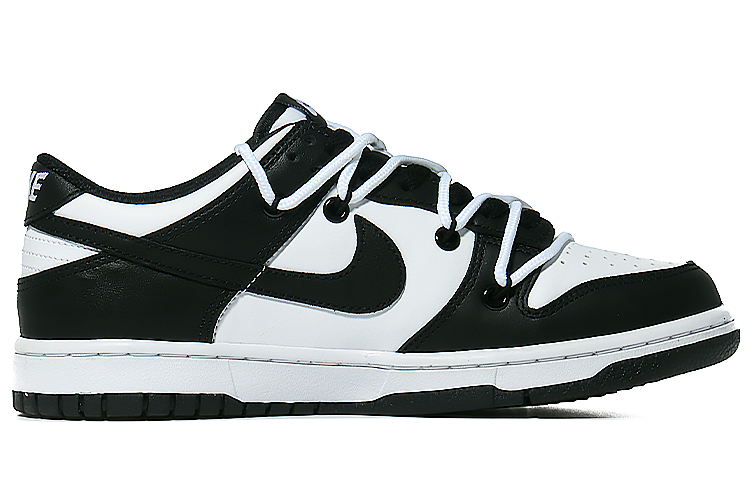 Order [Kasut Tersuai] Nike Dunk Low 'Panda Hitam' CW1590-100(Team10-亲亲熊猫）