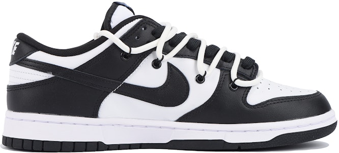 【定製球鞋】Nike Dunk Low "Black"黑白熊貓Vibe風 流行 高街 解構 低筒 板鞋 GS 黑白 Order 【定製球鞋】Nike Dunk Low "Black"黑白熊貓Vibe風 流行 高街 解構 低筒 板鞋 GS 黑白