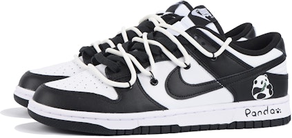 나이키 덩크 로우 '블랙 팬더' (커스텀) CW1590-100(Team32-女款黑白熊猫) Lookbook 나이키 덩크 로우 '블랙 팬더' (커스텀) CW1590-100(Team32-女款黑白熊猫)