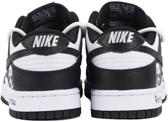 【訂製球鞋】Nike Dunk Low “Black”黑白熊貓 Vibe風 街頭 解構 低筒 滑板鞋 GS 黑白 Shop 【訂製球鞋】Nike Dunk Low “Black”黑白熊貓 Vibe風 街頭 解構 低筒 滑板鞋 GS 黑白