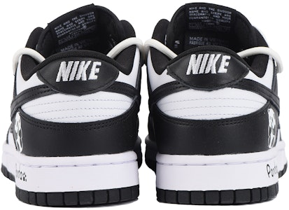 【定製球鞋】Nike Dunk Low "Black"黑白熊貓Vibe風 流行 高街 解構 低筒 板鞋 GS 黑白 Shop 【定製球鞋】Nike Dunk Low "Black"黑白熊貓Vibe風 流行 高街 解構 低筒 板鞋 GS 黑白