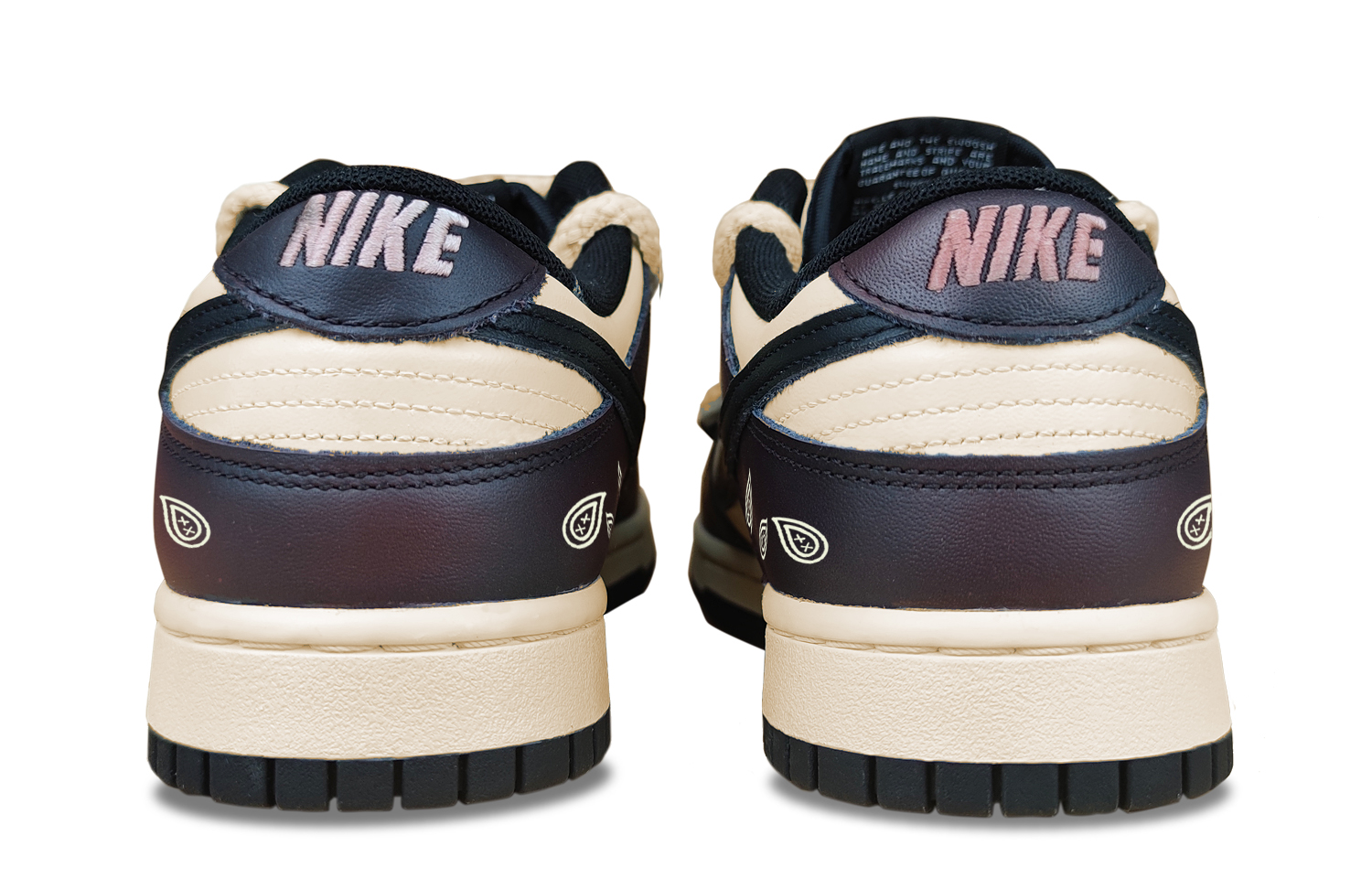 Purchase [定制鞋] 耐克Dunk Low 黑色熊猫美式咖啡 CW1590-100(Team50-美式咖啡腰果花GS)