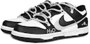 Lookbook 【客製球鞋】Nike Dunk Low "Black" 熊貓 H2O 分子 噴墨 解構 雙勾 低筒 板鞋 GS 黑白