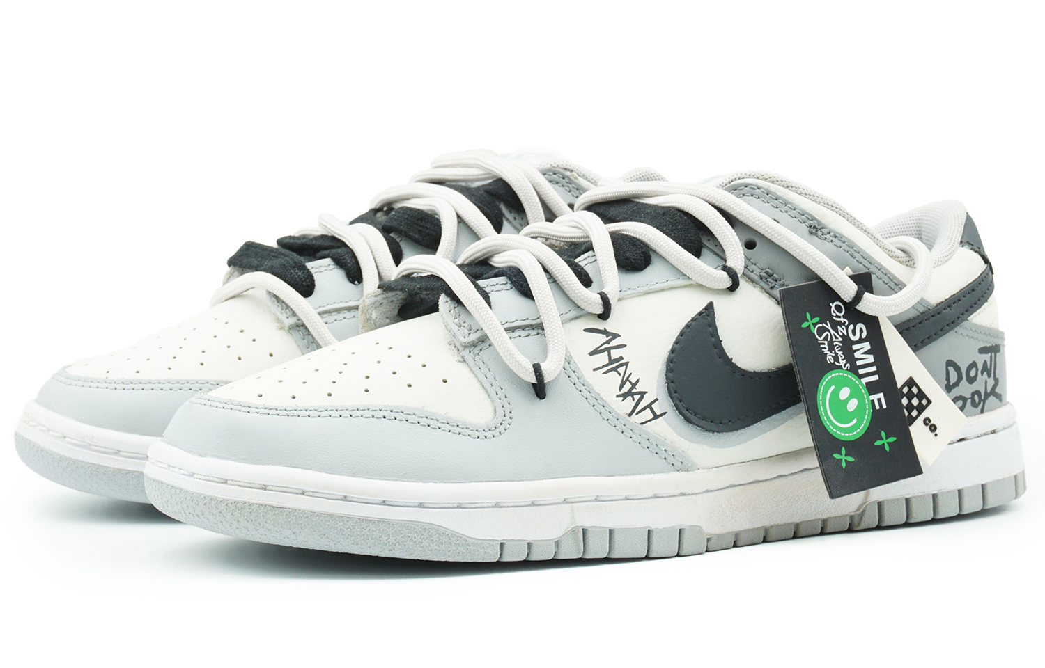 Lookbook Zapatillas Nike Dunk Low 'Pantera Negra - Negro Blanco Gris' DV0831-101(Team108-男款哈哈)