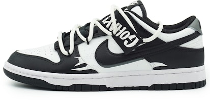 나이키 덩크 로우 '블랙팬서 판다' (커스텀) CW1590-100(Team108-女款裂缝) Lookbook 나이키 덩크 로우 '블랙팬서 판다' (커스텀) CW1590-100(Team108-女款裂缝)