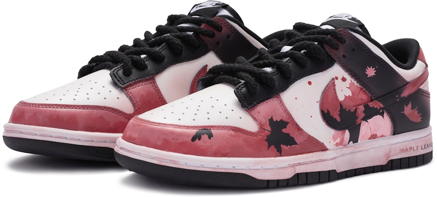 나이키 덩크 로우 '블랙 팬텀 메이플' (커스텀) CW1590-100(TeamR-女款魅影枫林) Lookbook 나이키 덩크 로우 '블랙 팬텀 메이플' (커스텀) CW1590-100(TeamR-女款魅影枫林)